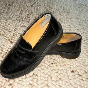 Doc Martens Black Leather Loafers